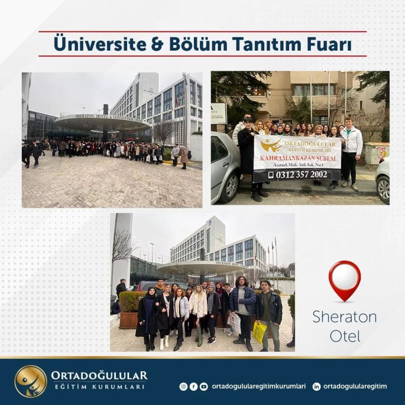 Ortadoğulular Eğitim Kurumları Rehberlik Direktörlüğü Tarafından Üniversite Tanıtım Fuarı Gerçekleştirildi. 1 uni bol tan ort